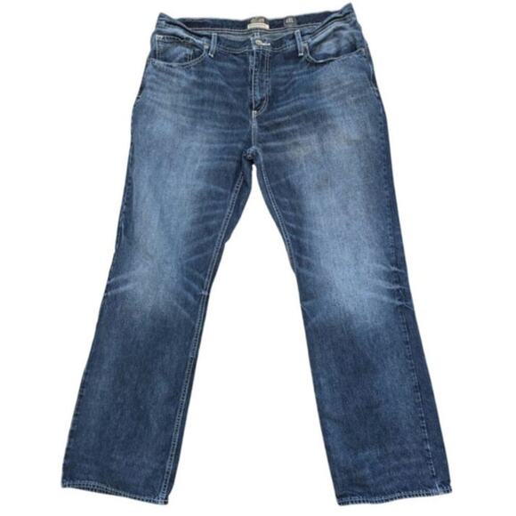 Buckle Men's Reclaim Relaxed Bootleg Jeans Size 40L - Picture 5 of 5